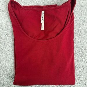 Soma Women's Red Long Sleeve Top